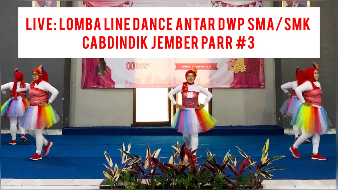 LIVE LOMBA LINE DANCE DWP CABDINDIK JEMBER - LUMAJANG PART #2