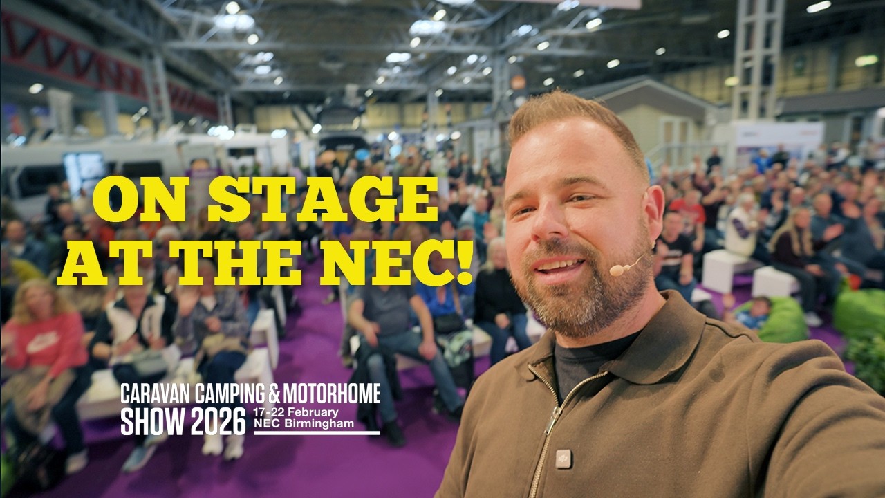 I Flew Home From Fuerteventura to Speak at the UK’s Biggest Caravan & Motorhome Show!