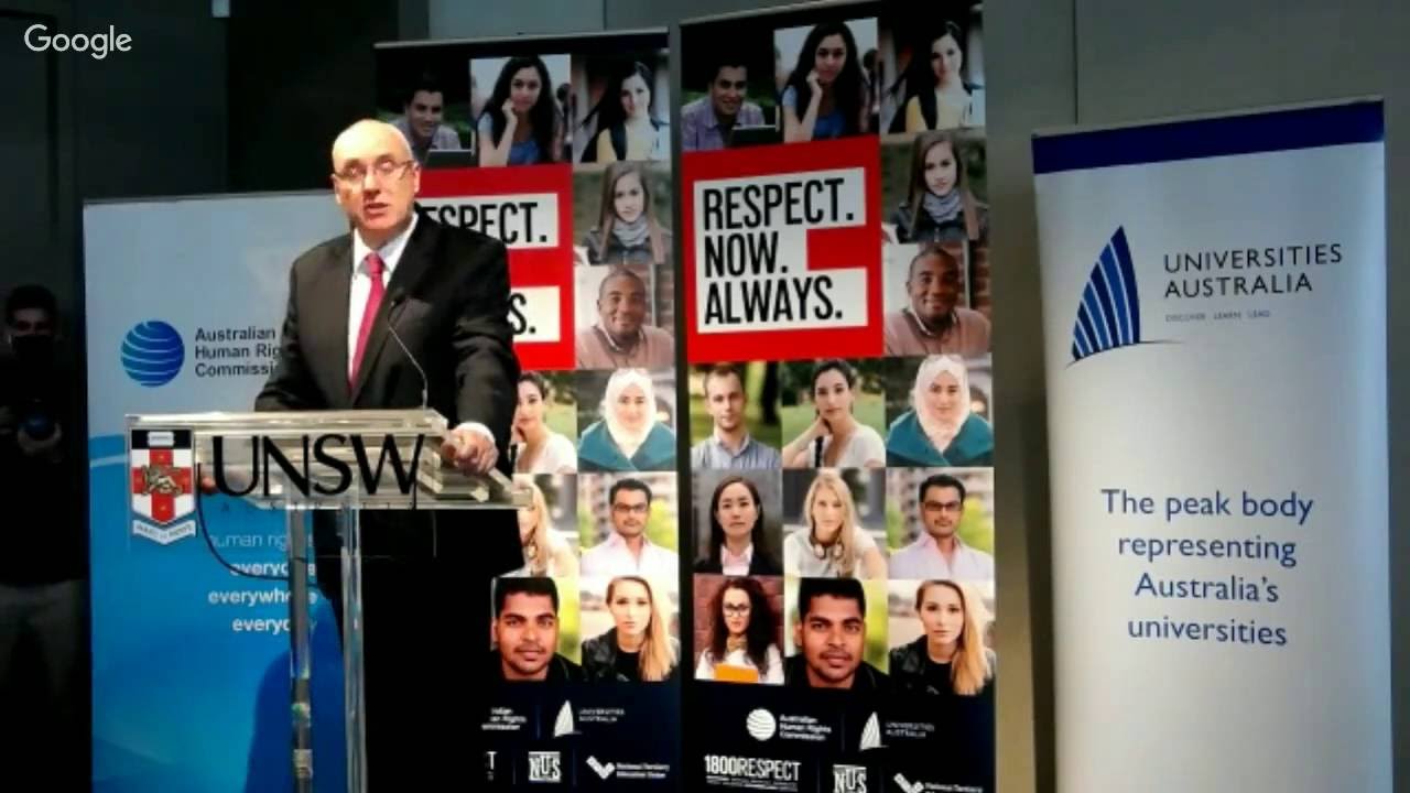 *Live* Official launch of the student survey on sexual assault and sexual harassment