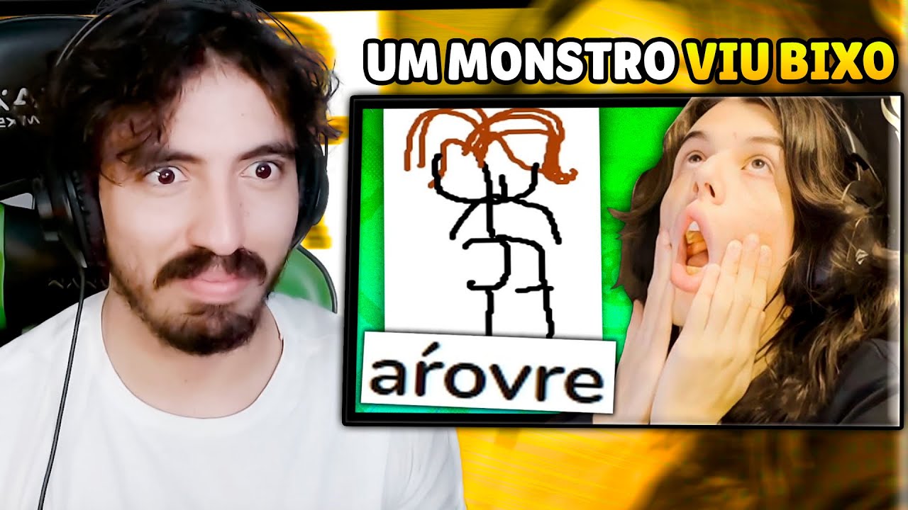 ADIVINHANDO DESENHOS SECRETOS! (Ft. Tiba, Law e Elkay) - CANTINHO DO UMILD | Leozin React