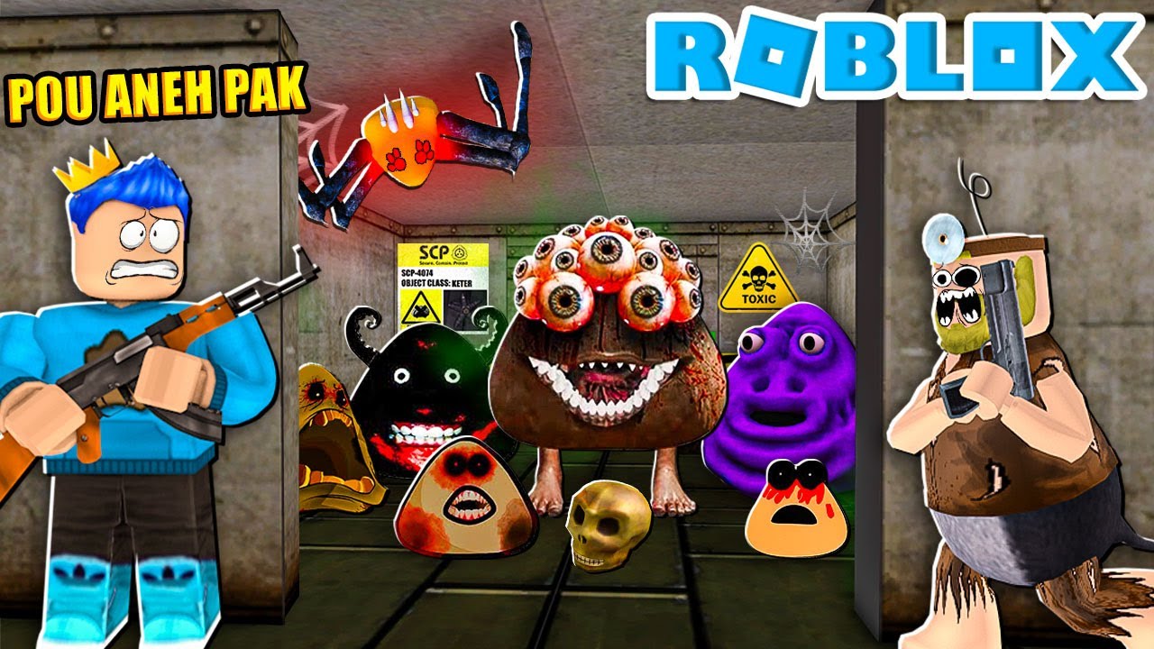 KITA MASUK KE AREA 5I UNTUK MEMBASMI 20 POU ANEH HASIL EKSPERIMEN RAHASIA ROBLOX!!