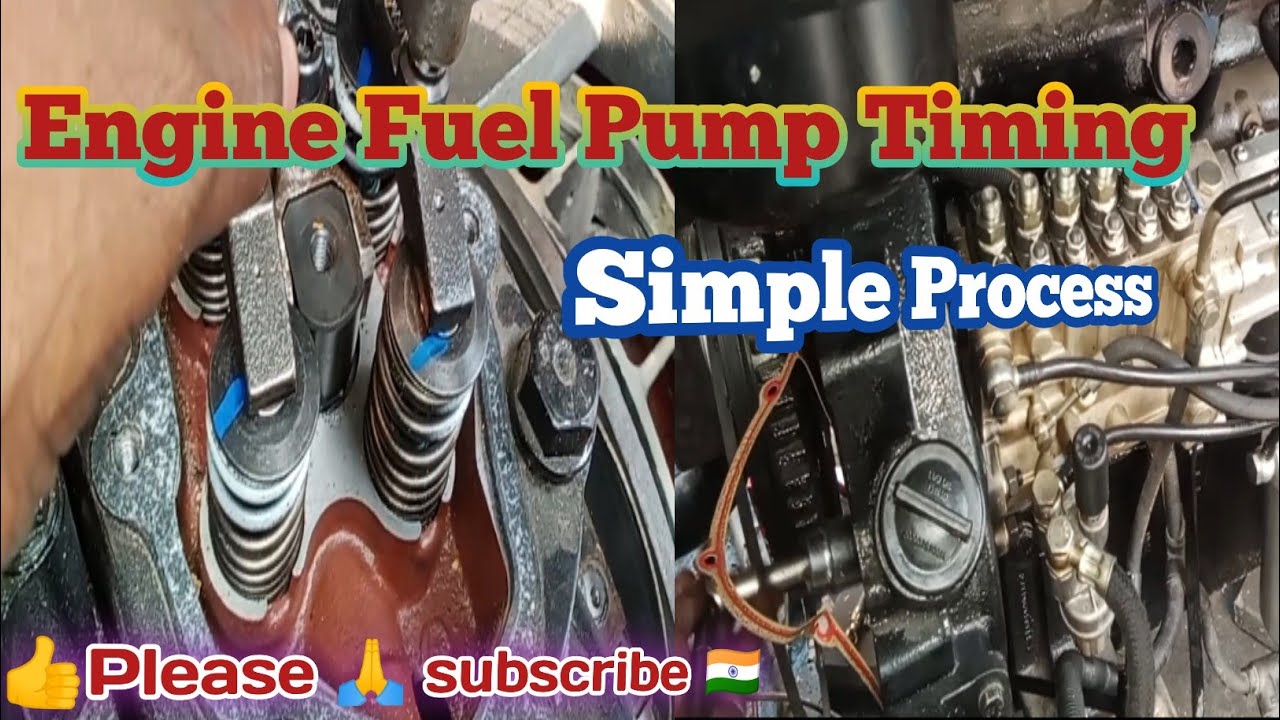 Diesel Engine Fuel Pump Timing Simple Process.