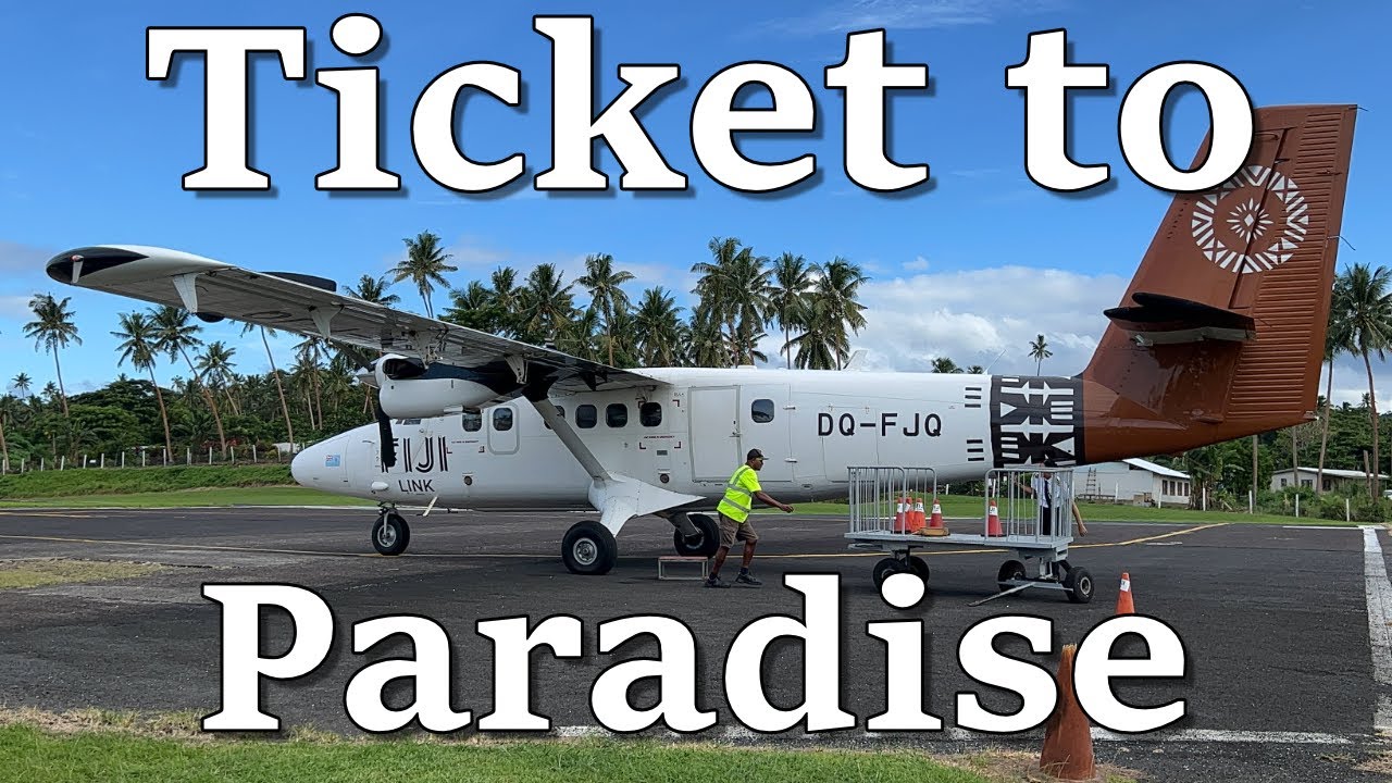 Рабочая лошадка юга Тихого океана! Fiji Link DHC-6 Twin Otter из Нади в Тавеуни