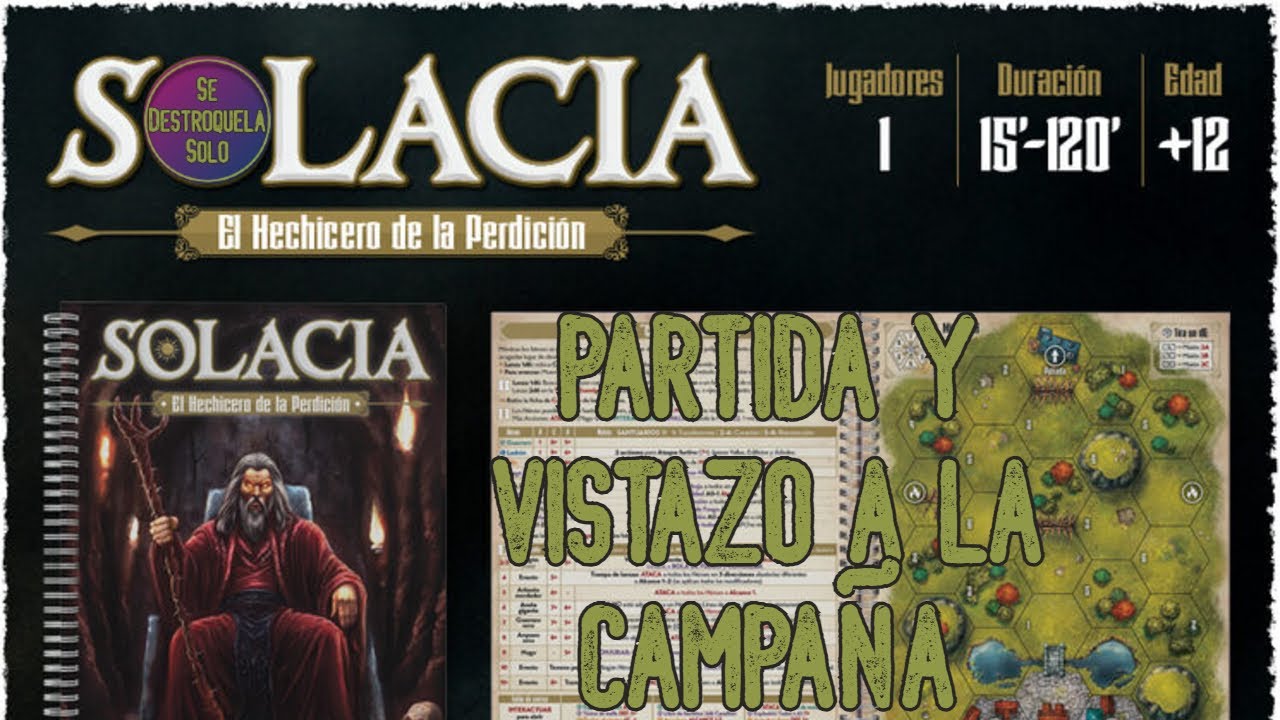 ¿Merece la pena Solacia? 👀 Partida en solitario y vistazo a su Verkami