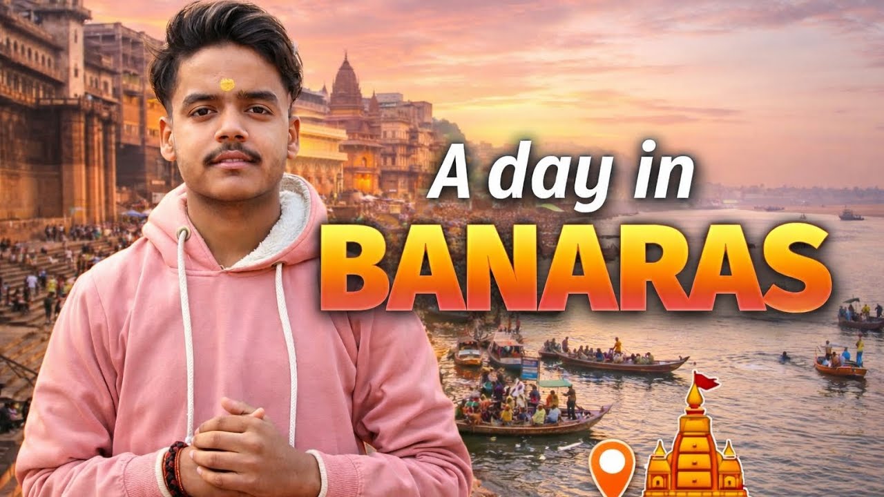 A Day in Banaras🛕🤌📷 Hmlog ye kha aa jate hai 🫠 #youtubevloggers #longvlog #banaras #youtube #vlog 