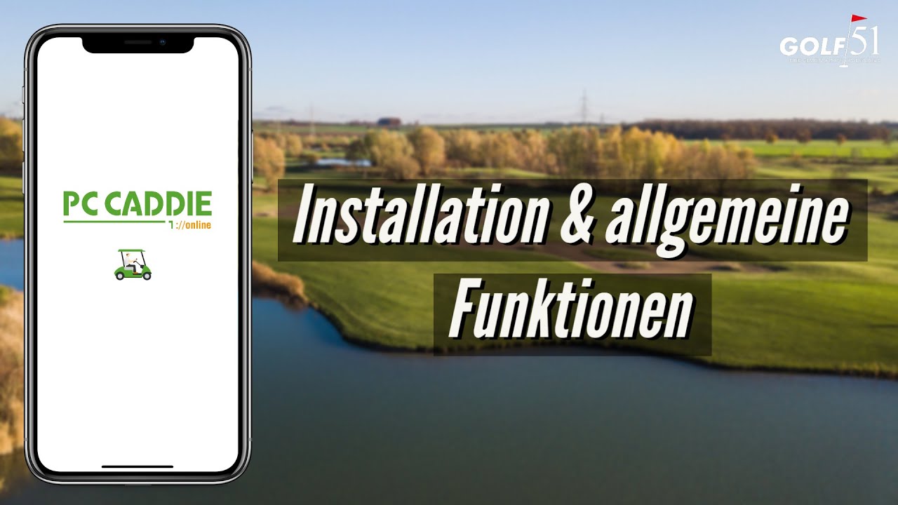 Installation & allgemeine Funktionen | PC CADDIE Erklärungsvideo