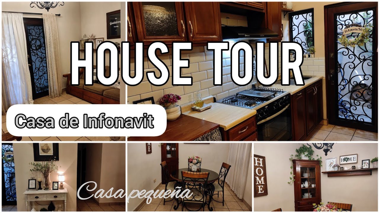 house tour casa de Infonavit