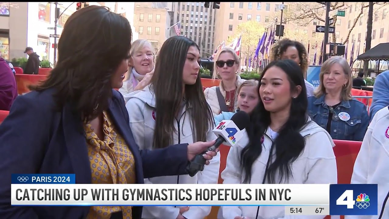 Team USA gymnasts looking forward to Paris Summer Olympics