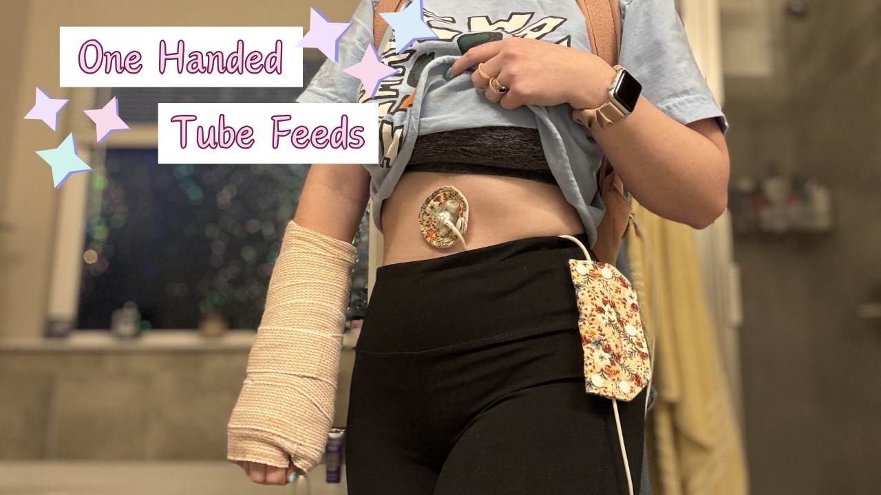 Chaotic, One Handed Tube Feed Set-Up