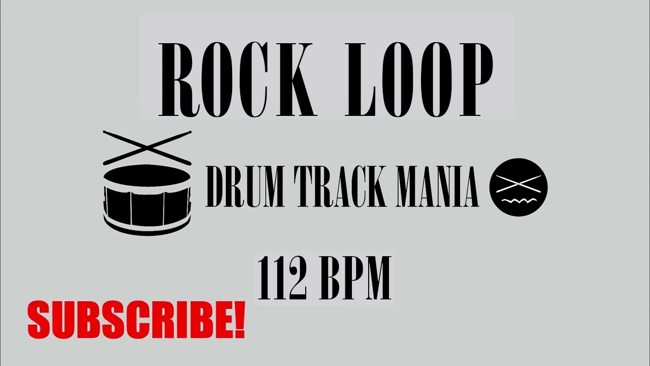 Rock Loop 112 BPM Drum Backing Track