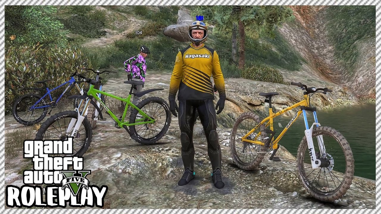 GTA 5 Roleplay - Downhill Mountain Bike Race | RedlineRP #295