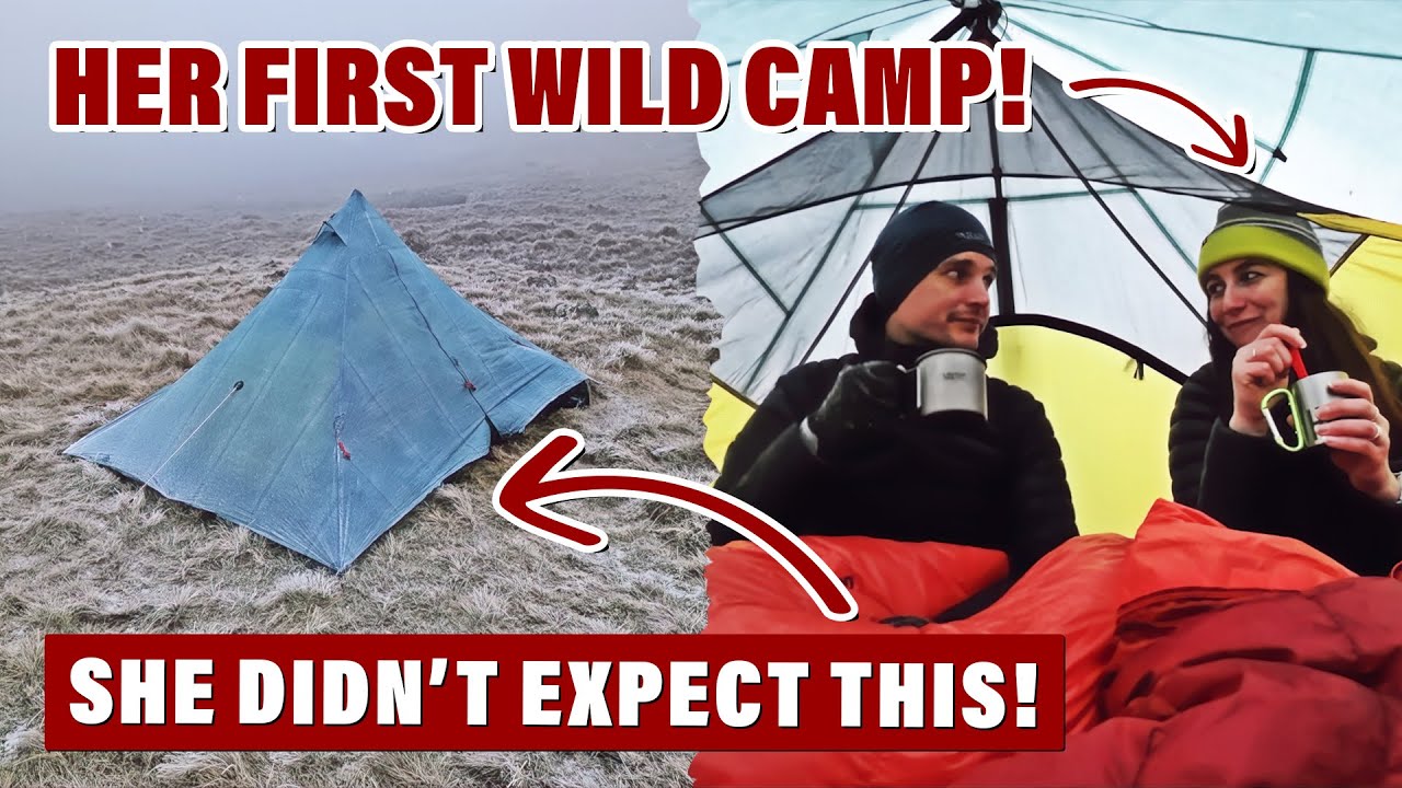 Her First Wild Camp...in Freezing Conditions! Wild Camping as a Couple
