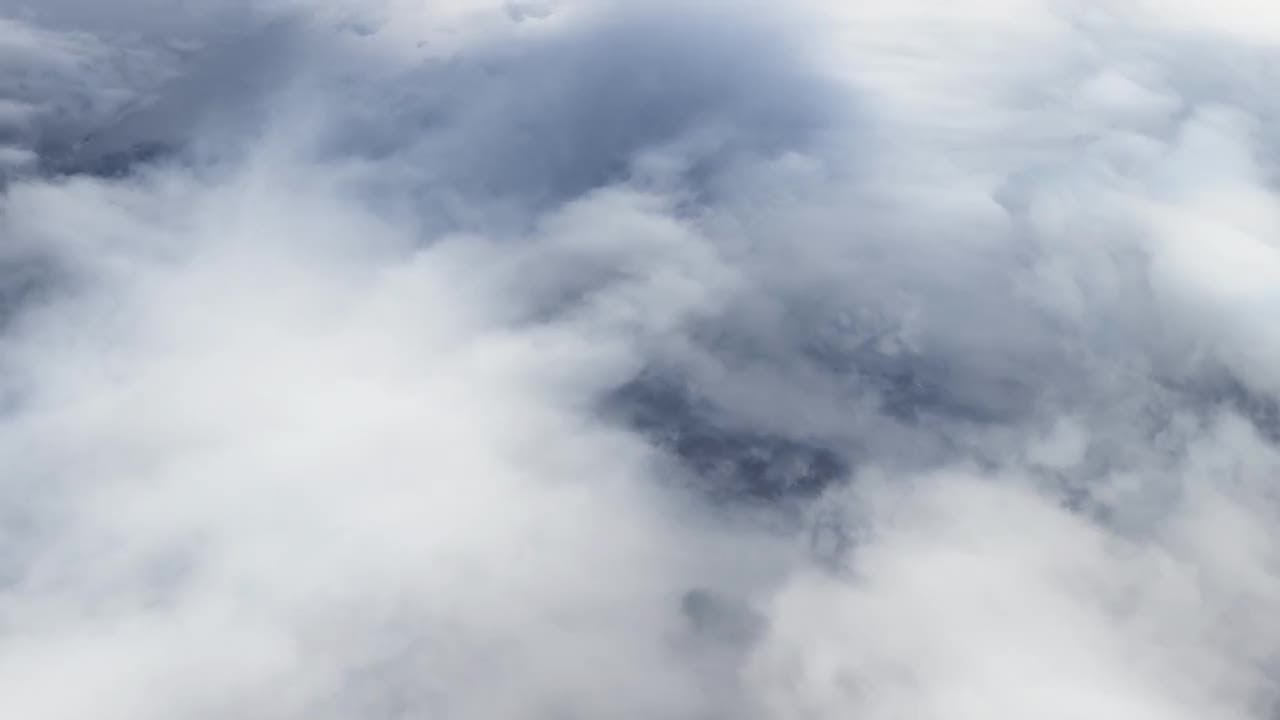 Flying Above Clouds Stock Video