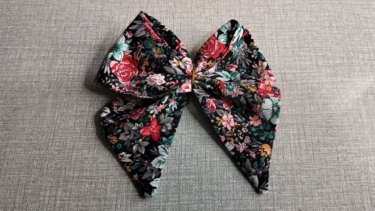 Step by step on how to make Hair Bow/Hair Bow Tutorial making