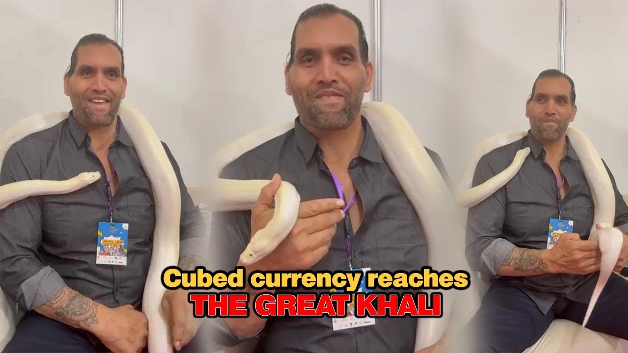 kubed currency पहुंचे THE GREAT KHALI ( Cubed currency reachs THE GREAT KHALI ) 2025 New VIDEO