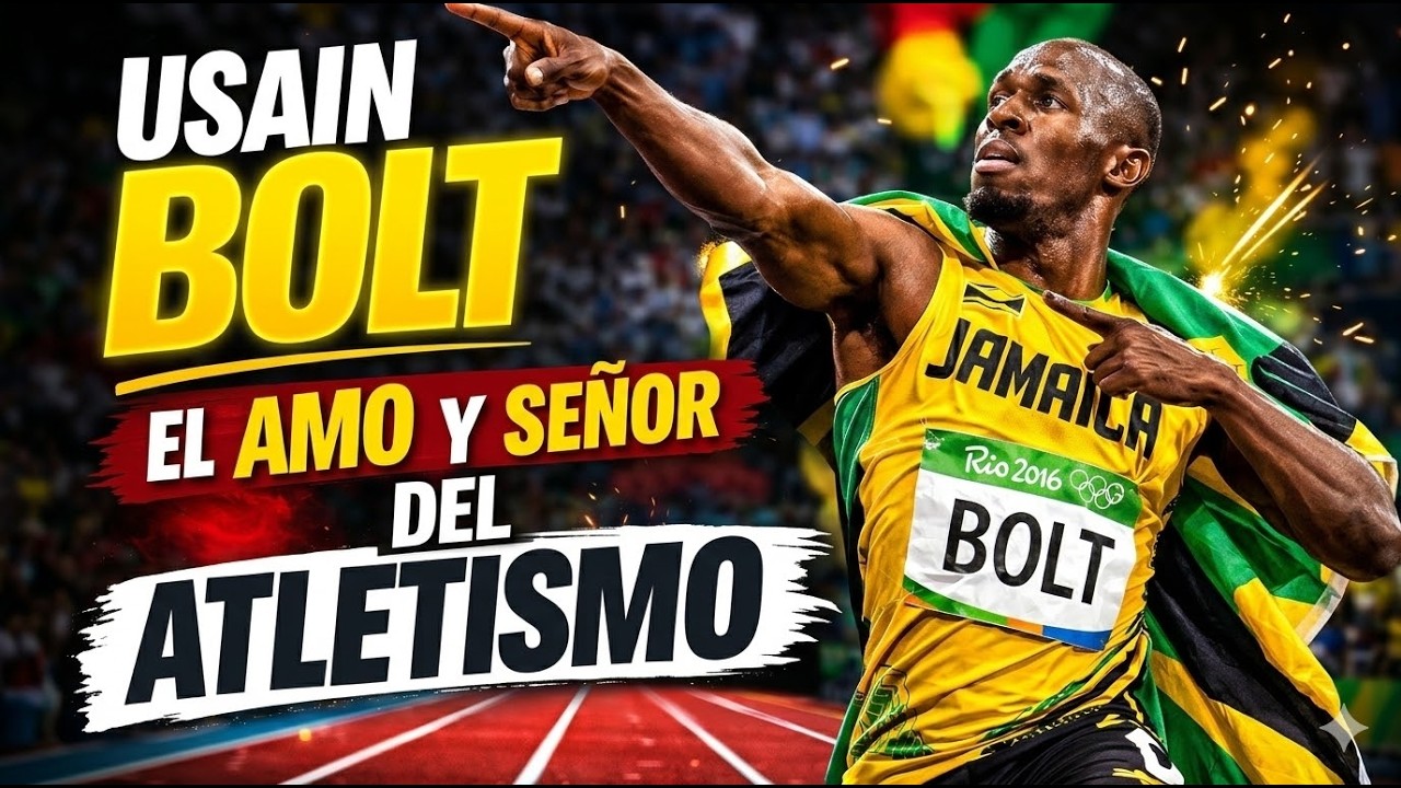 El récord Mundial y Olímpico de Usain Bolt en 100m