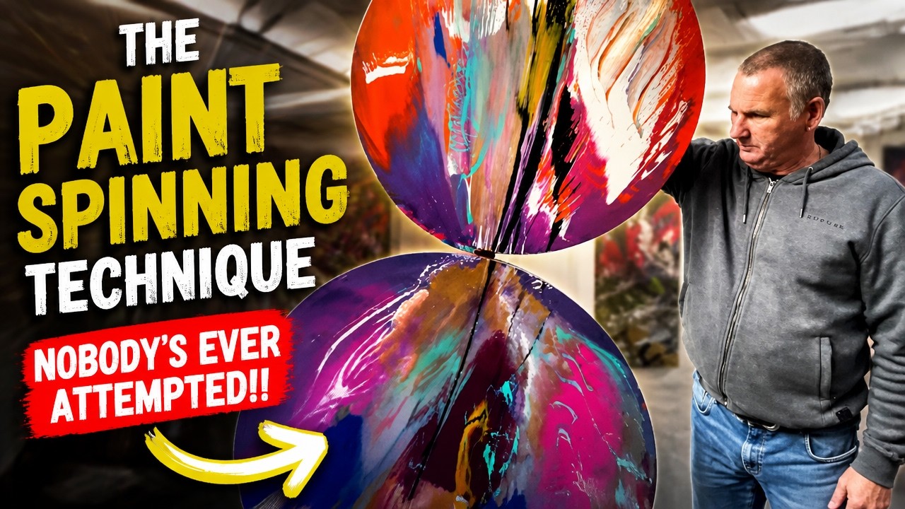 Incredible DOUBLE SPIN paintings - never been seen before?