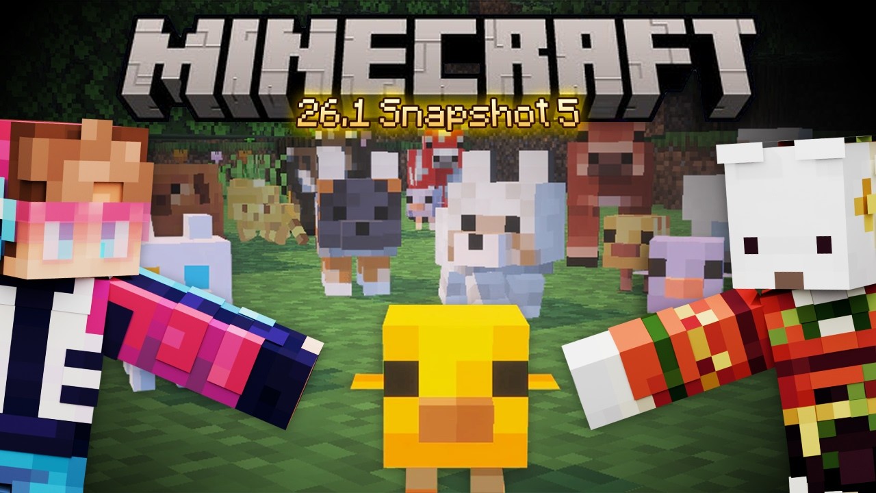Minecraft's new animals are insanely cute