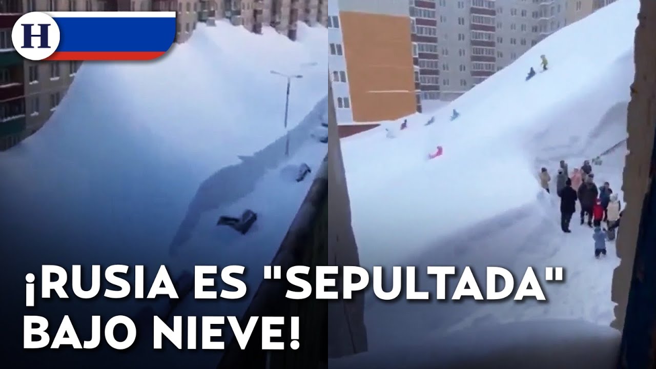 &iexcl;Nevadas hist&oacute;ricas y temperaturas de hasta -20&deg;! As&iacute; luce Rusia en medio de tormentas extremas