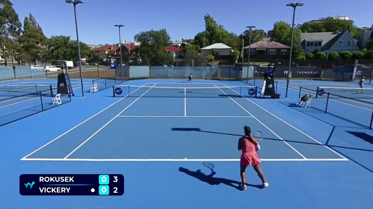 Sarah Rokusek v Sachia Vickery -  4 3 26 (2°p)