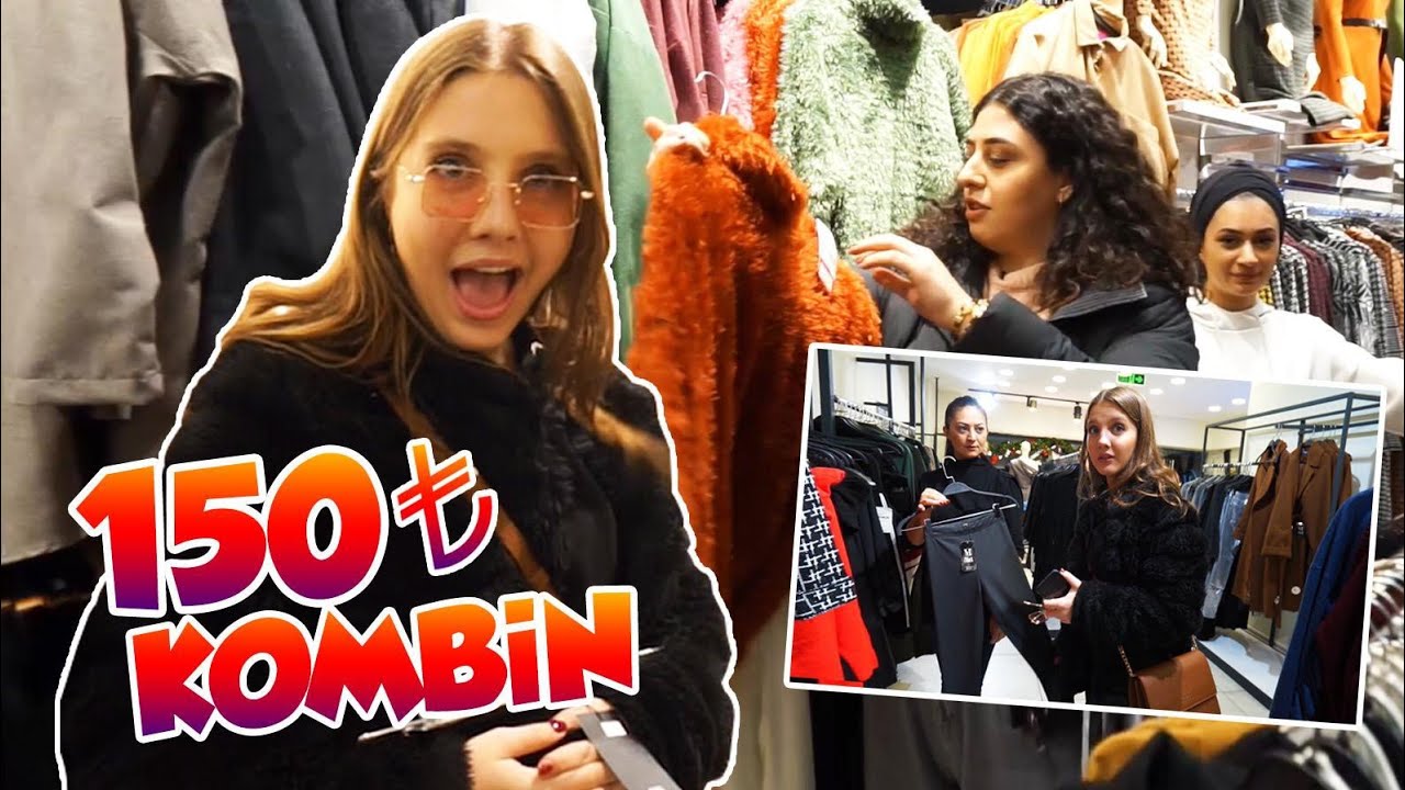 HABERSİZ KOMBİN YAPTIK | TEK RENK (BÜTÇE 150₺)
