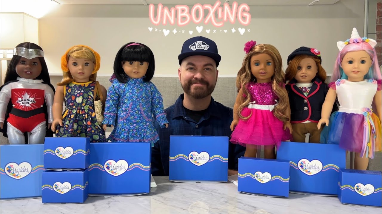 Unboxing 6 NEW Maplelea Outfits for My American Girl Dolls