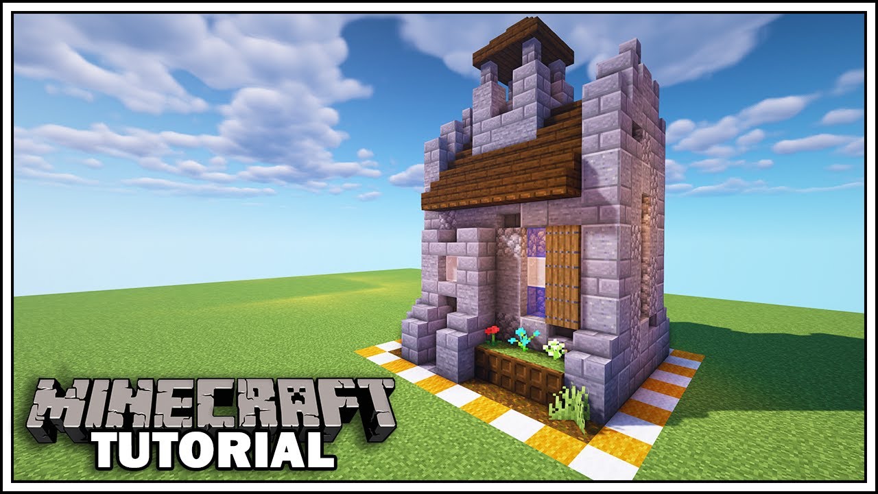 Minecraft 8x8 Small Medieval Church [How to Build]