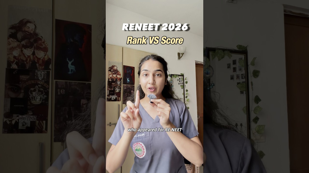 RE-NEET 2026 RANK vs SCORE ✨📚?! Toppers?! #trending #neet #mbbs
