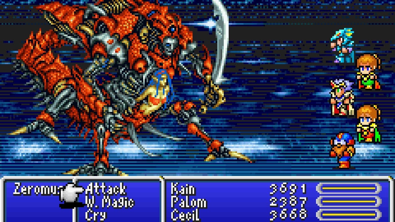 Final Fantasy IV Advance - Lunar Ruins + Final Boss (GBA) Bonus Dungeon Complete Walkthrough