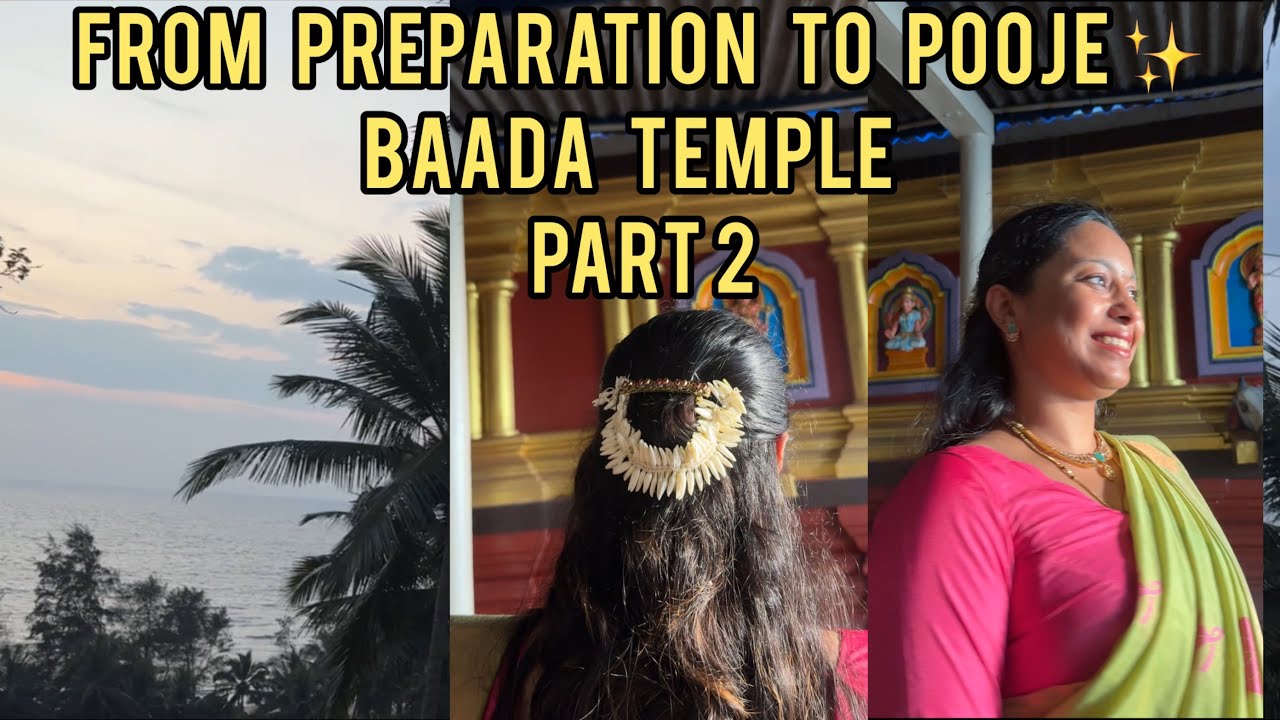 Baada Temple Pooje 🙏✨ Afternoon preparation & peaceful darshan moments 🌸🛕 #PoojeVibes