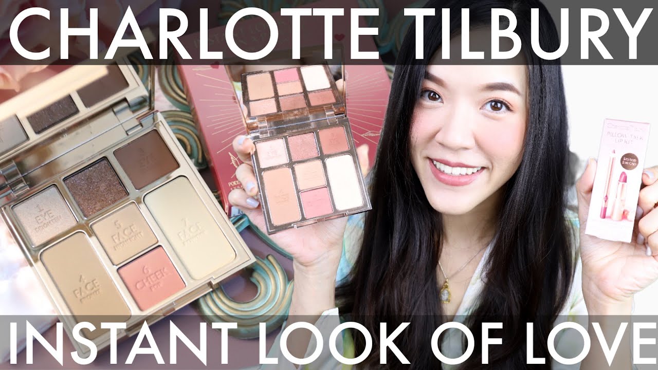 รีวิวพาเลตต์ Charlotte Tilbury Look of Love และลิปสติก Pillow talke medium : Supergibzz