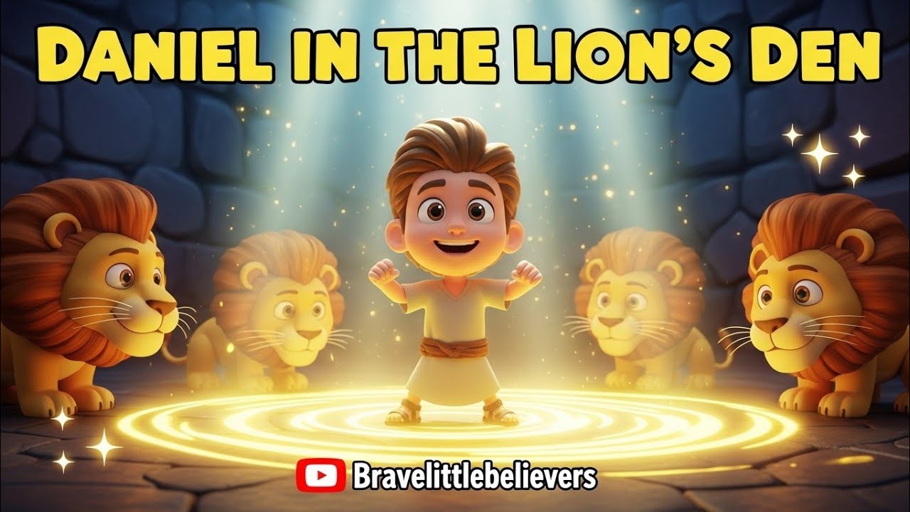 Daniel in the Lions Den | A Song | Kids Bible Story | Trust in the Lord.