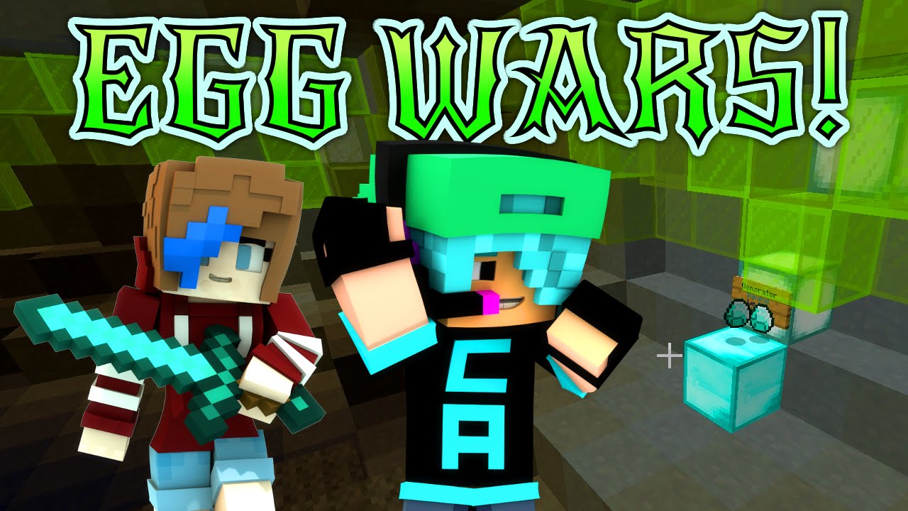 MINECRAFT EGG WARS GAMEPLAY | SWEATY HANDS | RADIOJH GAMES & GAMER CHAD