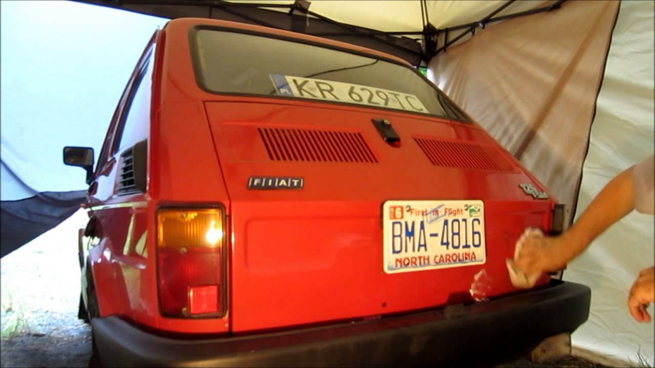 Fiat 126P w Ameryce 9. Nowa rejestracja.