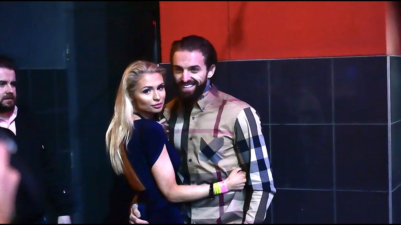 Exclusive: Aaron Chalmers & his girlfriend celebrate his fight win in Newcastle