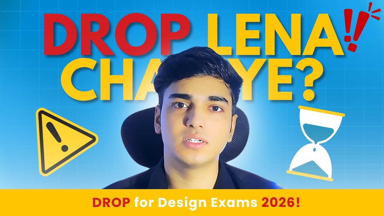 The Shocking TRUTH About Dropping for UCEED NID NIFT | Should I take a gap year
