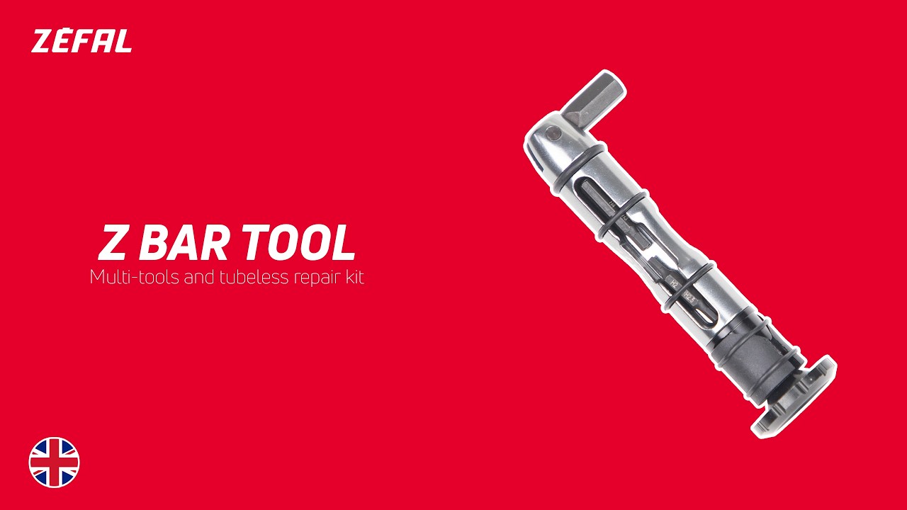 Z BAR TOOL - Multi-tools & tubeless repair kit stored within the handlebars