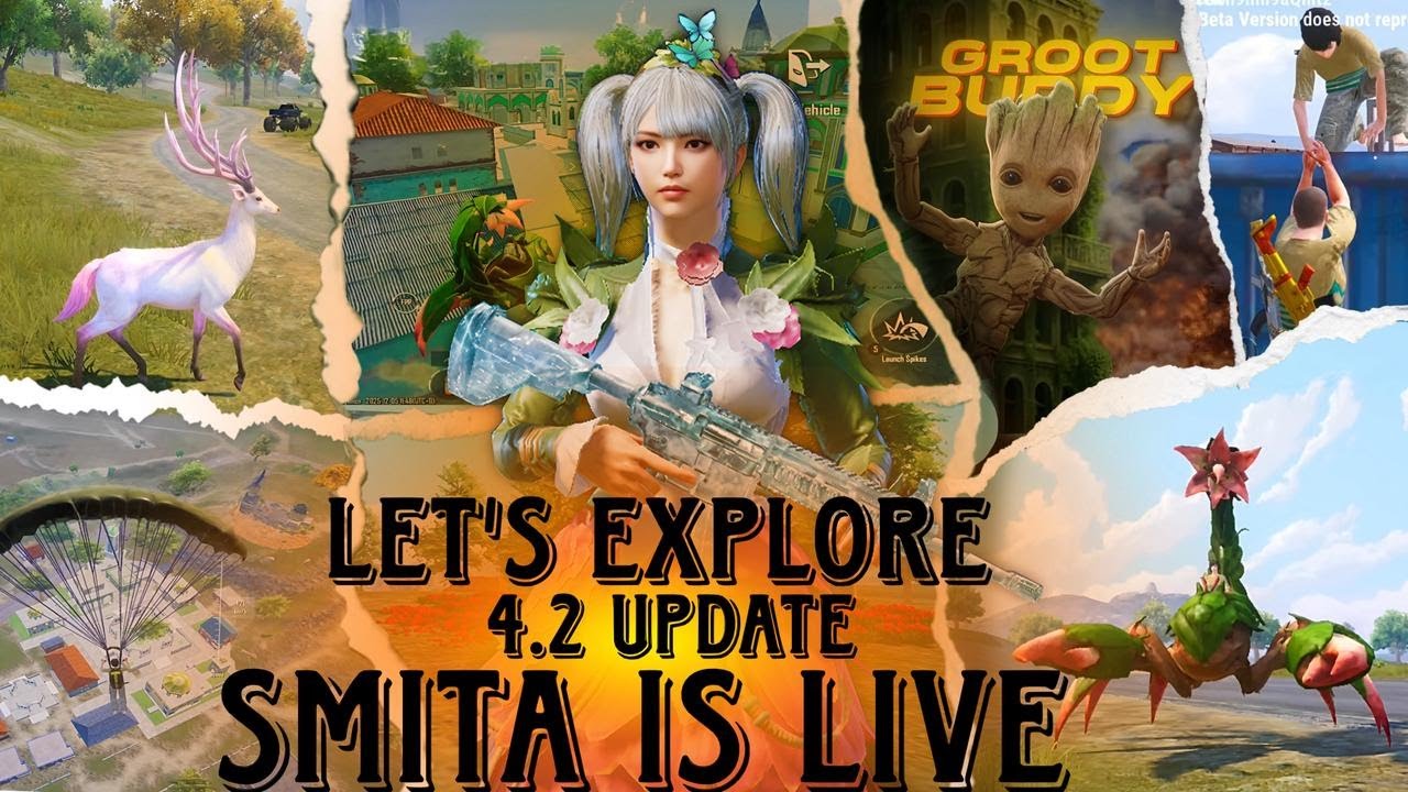 NEW UPDATE IS HERE😱PLAYING BGMI 4.2UPDATE😍 !! SMITA IS LIVE ♥️