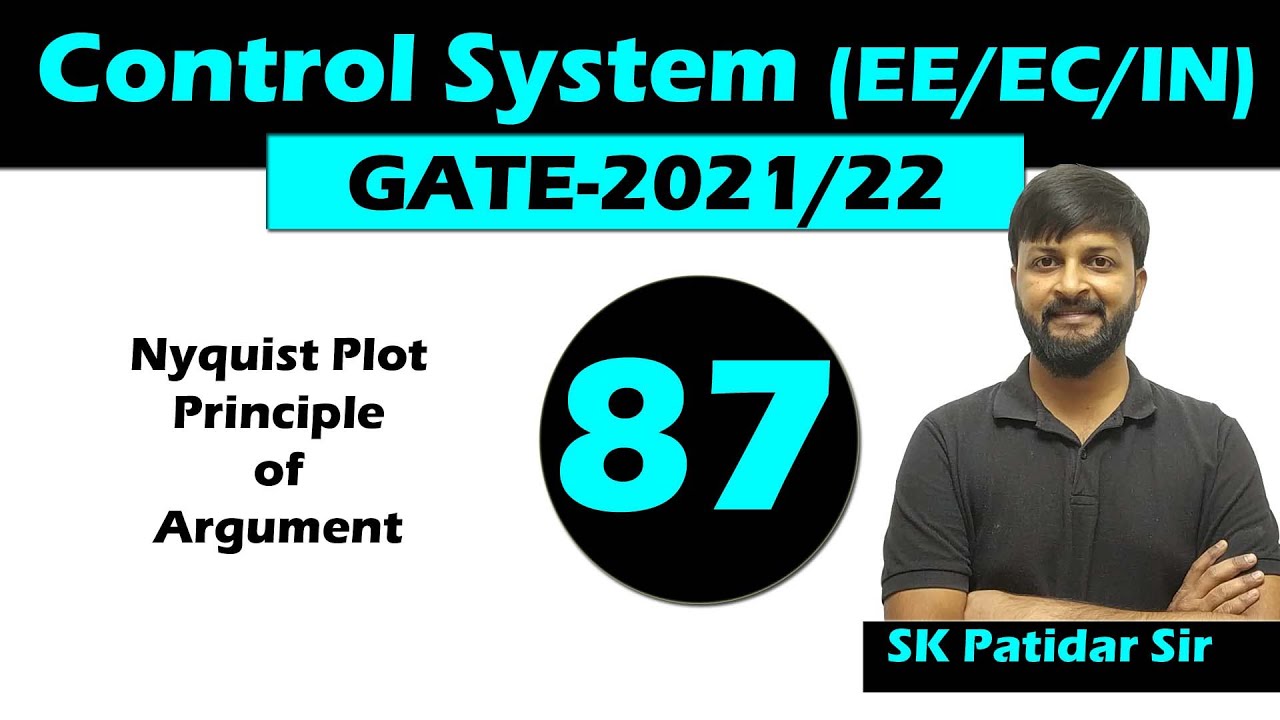 Lec87 Nyquist Plot | Principle of Argument | Control System