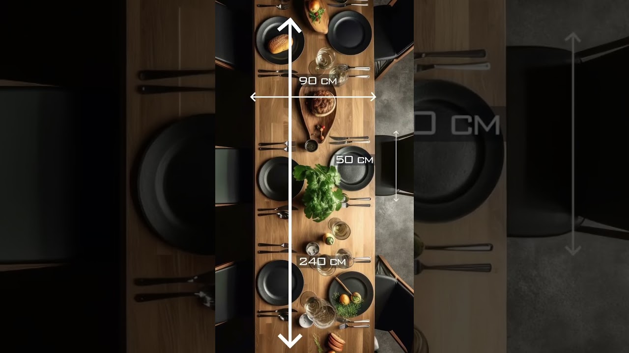 Dining table measurement | Interior Designing | The KariGhars