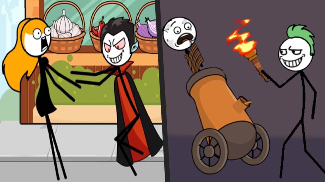 FLASHBACK vs DOP: DIE OR PARTY - New UPDATE / New LEVELS - Satisfying STICKMAN Mobile Gameplay ios