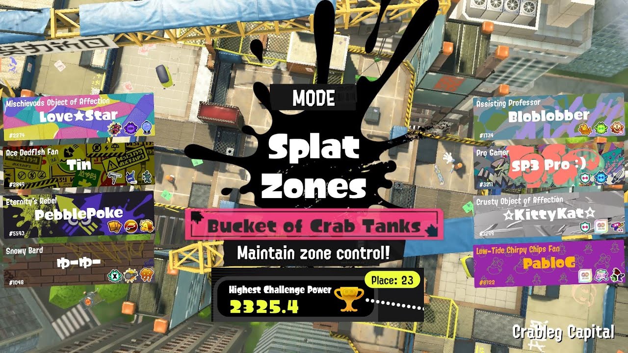 Challenge: Bucket of Crab Tanks - Splatoon 3