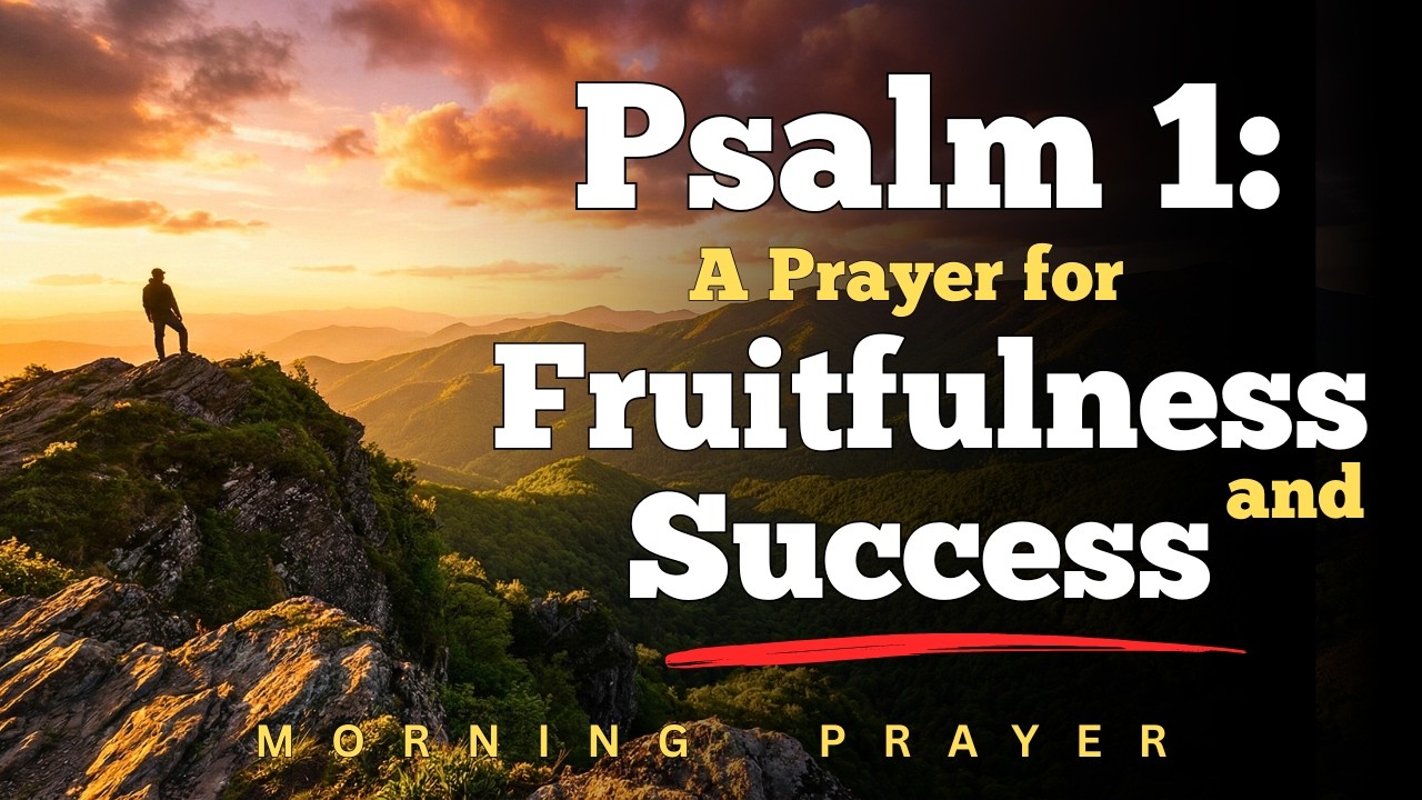 Psalm 1: Blessed is the Man... | A Prayer for Fruitfulness and Success | Morning Prayer
