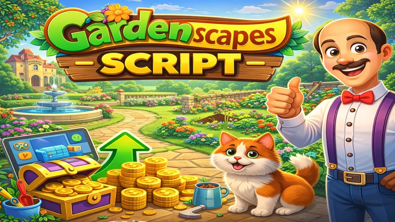 GARDENSCAPES SCRIPT HACK