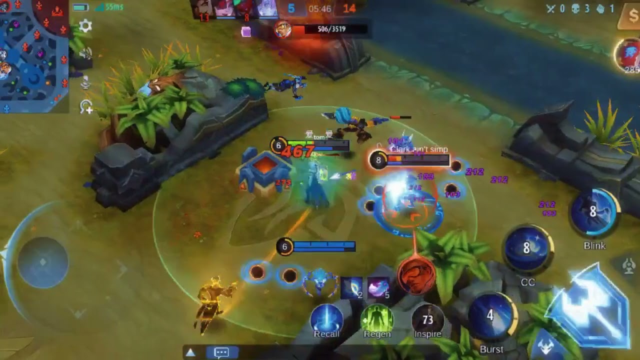 Mobile Legends | Natan Burst damage to any marksman Heroes.
