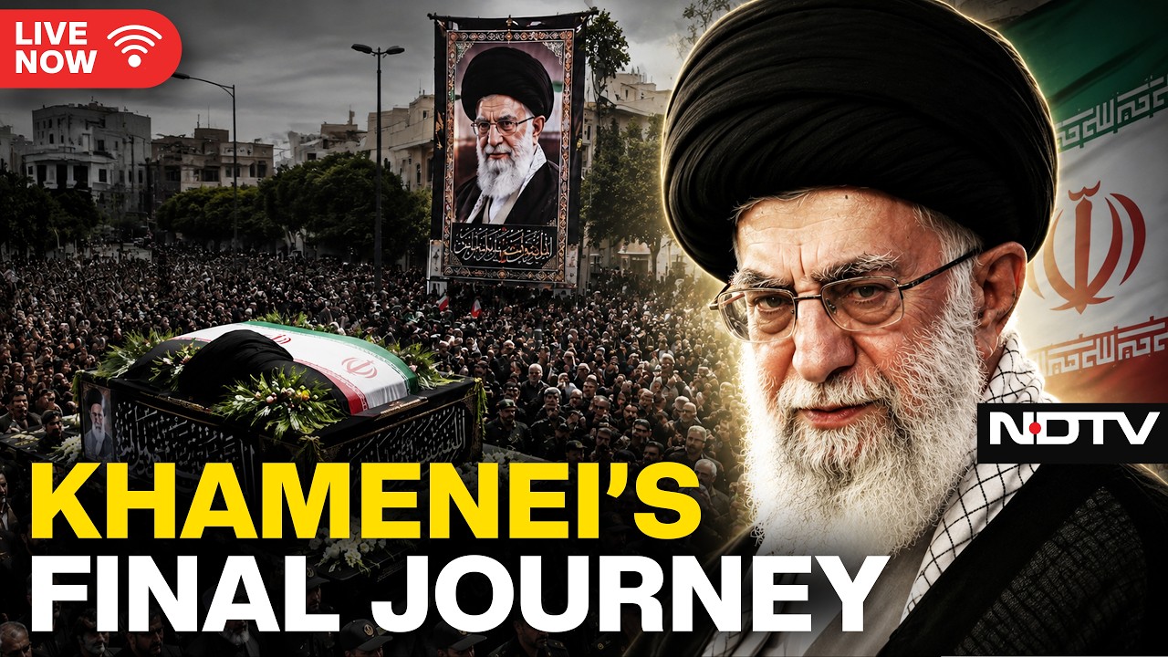 Ali Khamenei Funeral LIVE | Tehran News LIVE | Iran Khamenei Funeral LIVE | Iran LIVE | NDTV LIVE