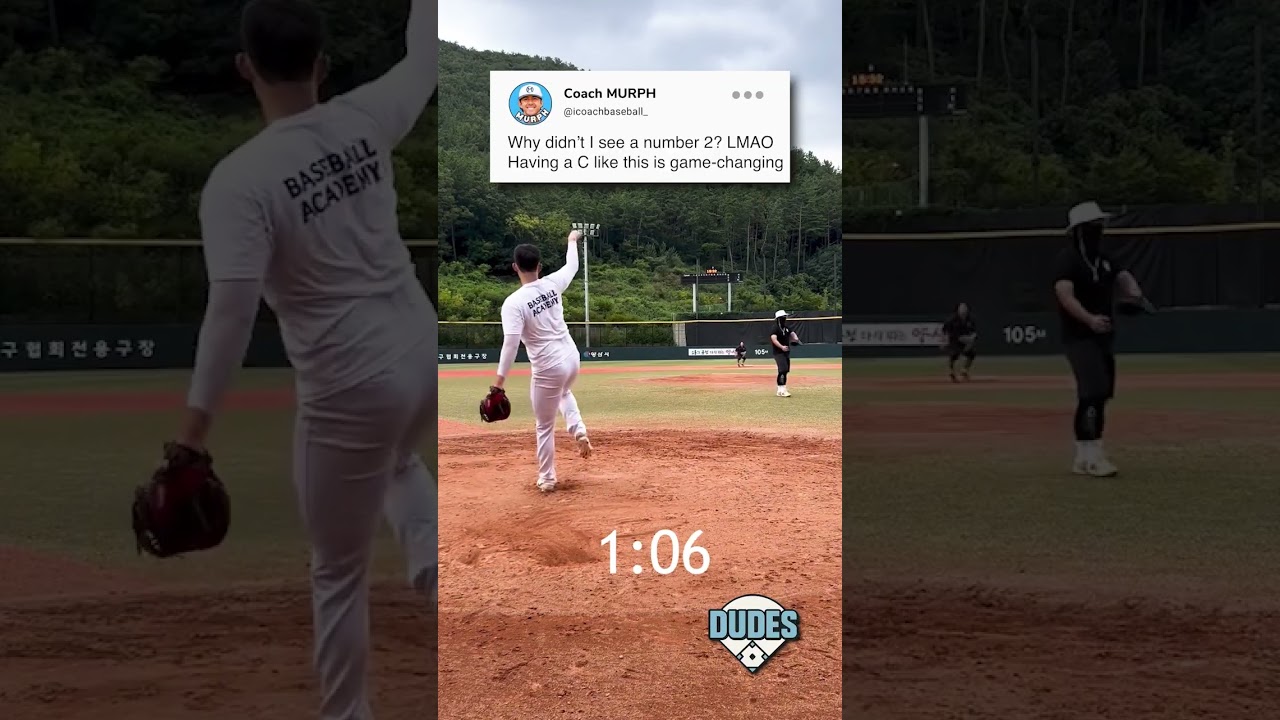 Insane Pop Time Practice from Catcher 🇯🇵