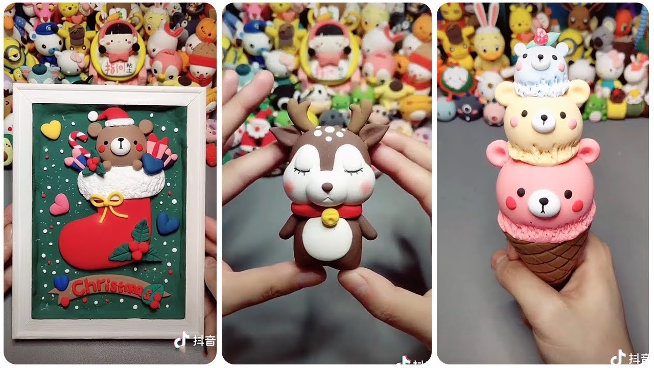 【TikTok Clay Art 】 Christmas Songs - DIY Toys Clay Noel - Best Satisfying Clay Videos