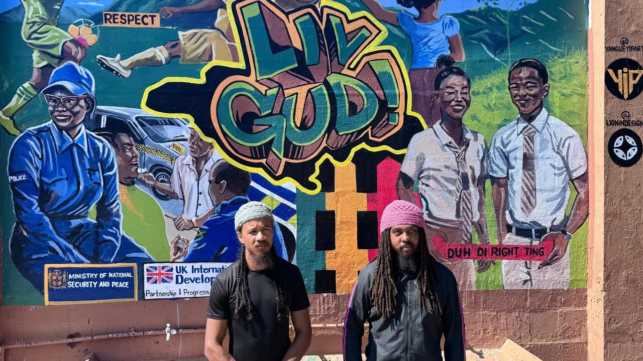 #Mural #Painting @HaileSelassieHighSchool @mnsjamaicaand @UKinJamaica#YanqueYipART #Art #Muralist