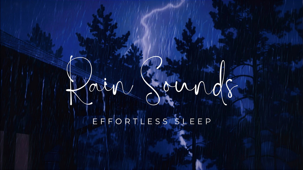 Heavy Rain and Thunder Sounds for Sleeping, Relaxing Storm Ambience for Deep Sleep and Inner Calm 25